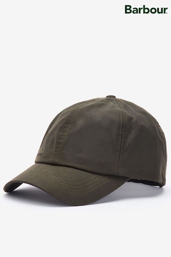 Barbour® Olive Green Wax Cap Blue (243116) | £30