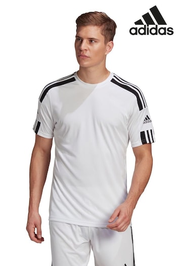 adidas White Squadra Jersey Shirt (243422) | £20