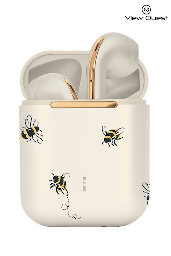 View Quest Cream Cath Kidston Bees TWS Earbuds (243615) | £40