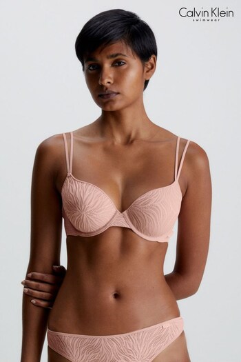 Calvin Klein Sheer Marquisette Lace Demi Bra (243655) | £48