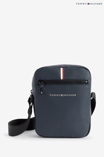 Tommy Hilfiger Blue Essential Pique Mini Reporter Bag (243699) | £75