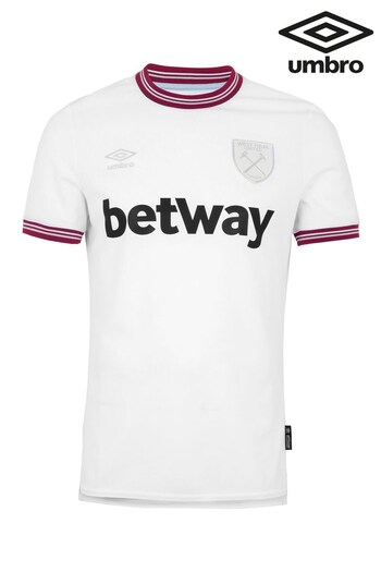 Umbro White West Ham Away Jersey (243779) | £75