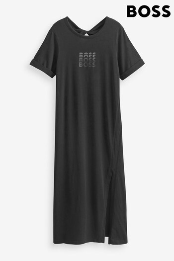 BOSS Black Central Logo T-Shirt Dress (244379) | £159