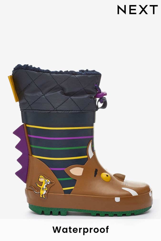 Navy Gruffalo Cuff Wellies (244771) | £22 - £24
