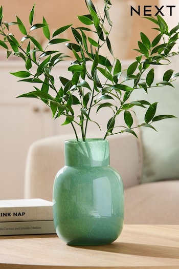 Green Glass Vase (245600) | £16