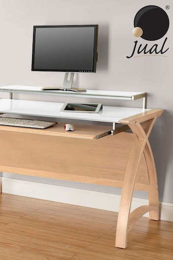 Jual Oak Helsinki Wooden Computer Desk (245952) | £430