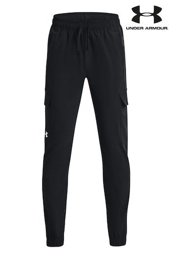 Under monster Armour Pennant Woven Cargo Black Joggers (246788) | £42