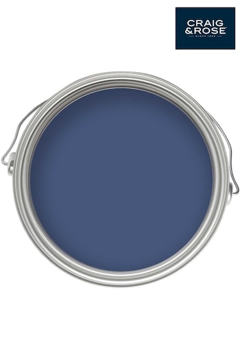 Craig & Rose Blue Chalky Emulsion Smalt 2.5Lt Paint (247234) | £42
