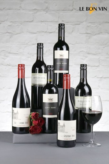 Le Bon Vin Set of 6 Relaxing Reds Wine Selection (247996) | £62