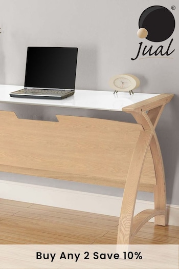 Jual Oak Helsinki Wooden Laptop Desk (248081) | £390