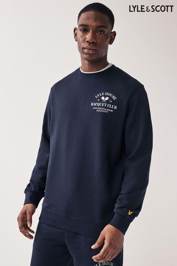 Lyle and scott grey sweatshirt store