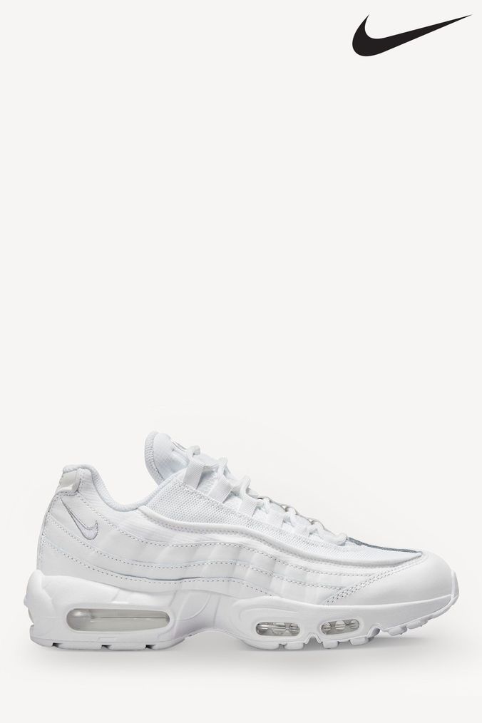Nike White Air Max 95 Trainers (249815) | £175