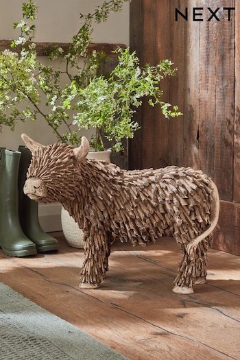Brown Hamish the Highland Extra Large Ornament Cow (249946) | £110