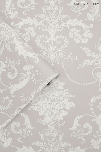 Laura Ashley White Dove Josette Wallpaper Wallpaper (250352) | £48