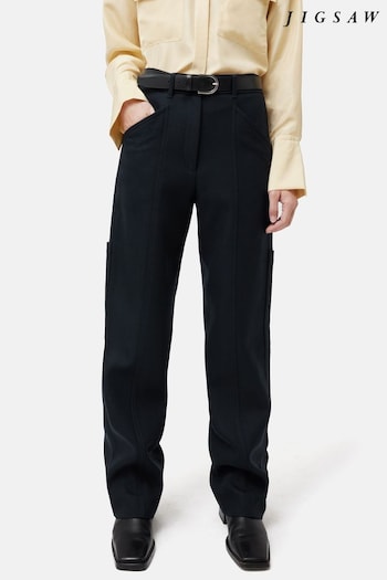 Jigsaw Wool Blend Cargo Trousers (250956) | £150