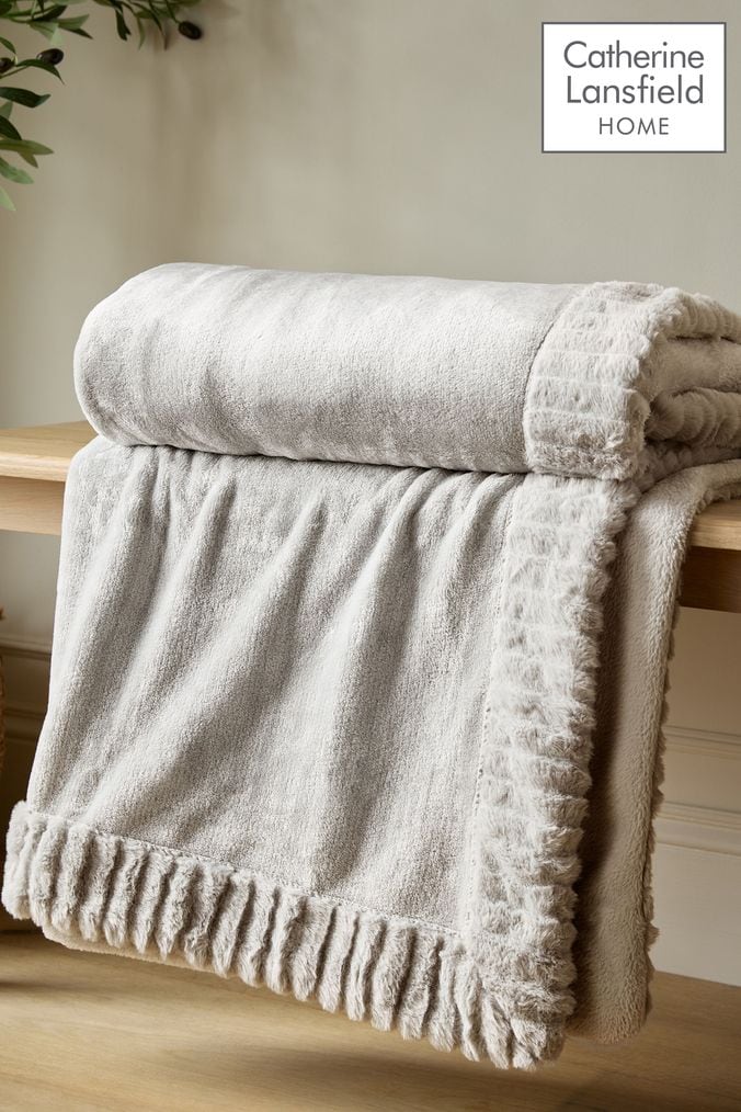Next sales grey throws