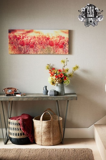 Art For The Home Red Peaceful Poppy Fields Wall Art (251522) | £35