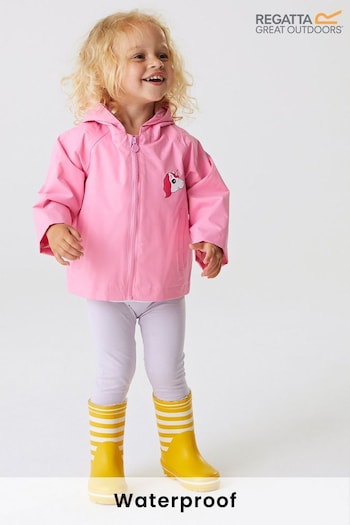 Regatta Pink Waterproof Shell Character Jacket (252079) | £28