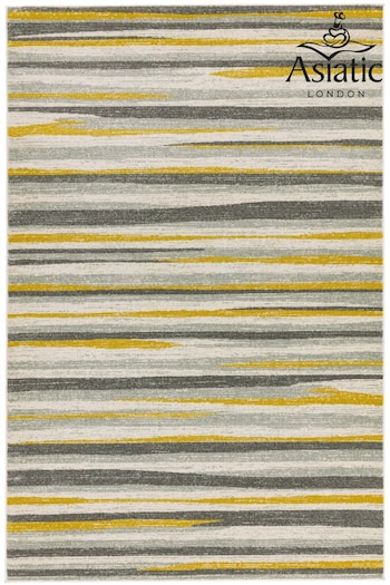 Asiatic Rugs Mustard Yellow Colt Stripe Rug (252282) | £89 - £252