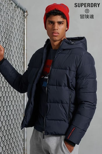 Superdry Navy Sports Puffer Jacket (252328) | £80