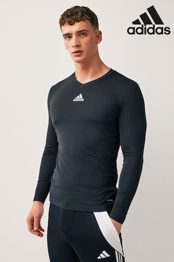 adidas champs Black Football Teamwear Base Layer Long Sleeve Top (252728) | £20