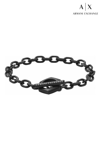 Armani Exchange Jewellery Gents Black Bracelet (252759) | £59