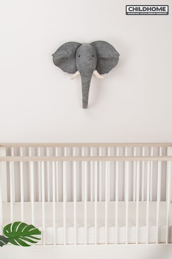 Childhome Grey Elephant Head Wall Art (252871) | £40