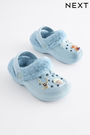Disney Frozen Blue Warm Lined Clog Slippers (252933) | £12 - £15