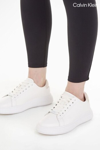 Calvin Klein Raised White Sneakers (253031) | £130