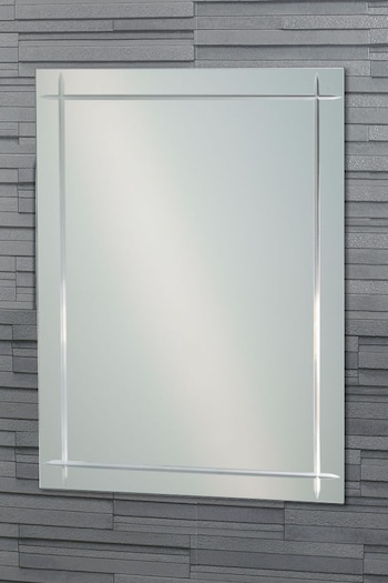 Showerdrape Marylebone Diamond Cut Bathroom Mirror (253371) | £33.50