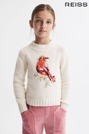 Reiss Ivory River Junior Casual Knitted Robin Jumper (253905) | £52