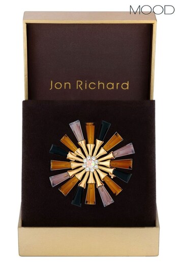 Mood Gold Tone Autumn Firework Brooch - Gift Boxed (254011) | £32