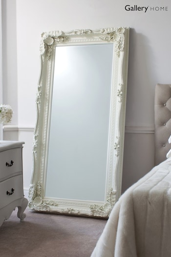 Gallery Home Cream Oxford Leaner Mirror (254245) | £275