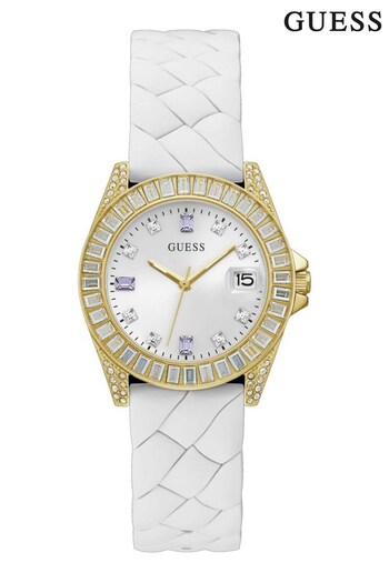 Guess Ladies Opaline White Watch (254426) | £185