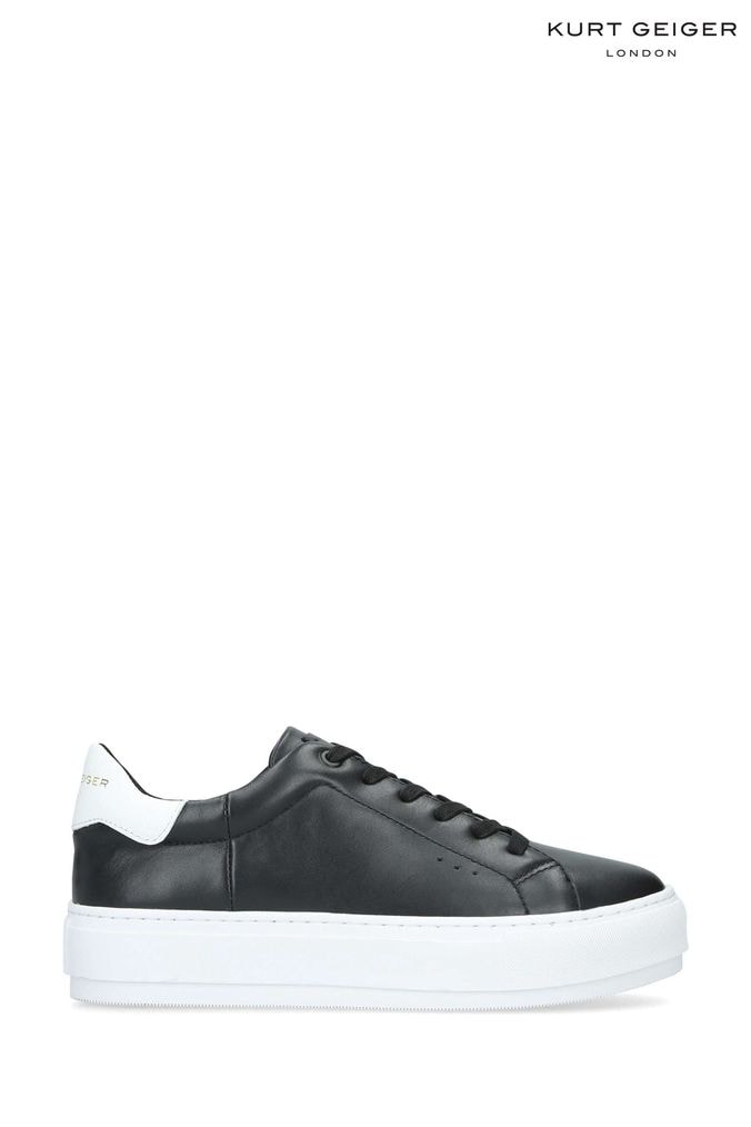 Kurt geiger laney on sale black trim trainers