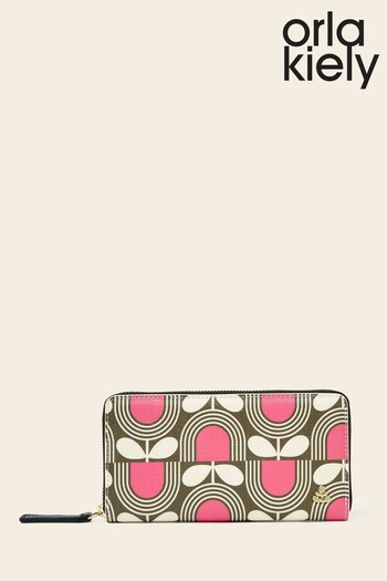Orla Kiely Pink Forget Me Not Wallet (255074) | £105