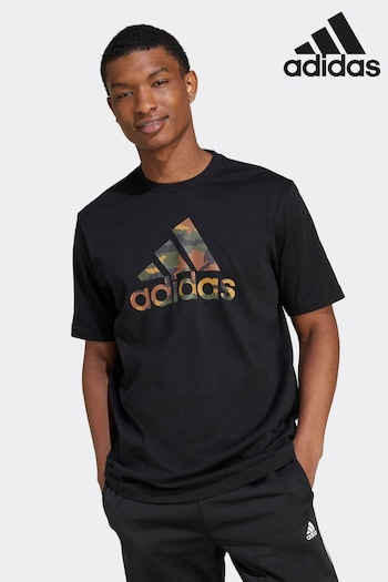 adidas Black Camo Bos T-Shirt (255652) | £20