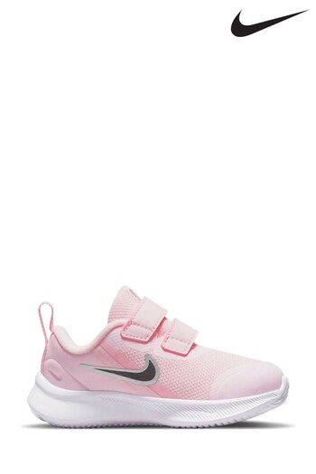 Nike Pink Star Runner 3 Infant Trainers (255712) | £29
