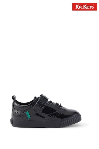 Kickers Infants Tovni Brogue Patent Leather Shoes heights (255924) | £45