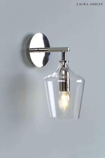 Laura Ashley Clear Ockley Bottle Wall Light (256020) | £70