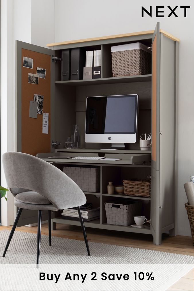 Concealed office store workstation