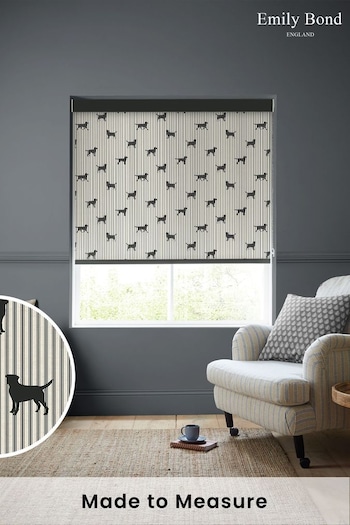 Emily Bond Coal Marley Made to Measure Roller Blinds (256331) | £58