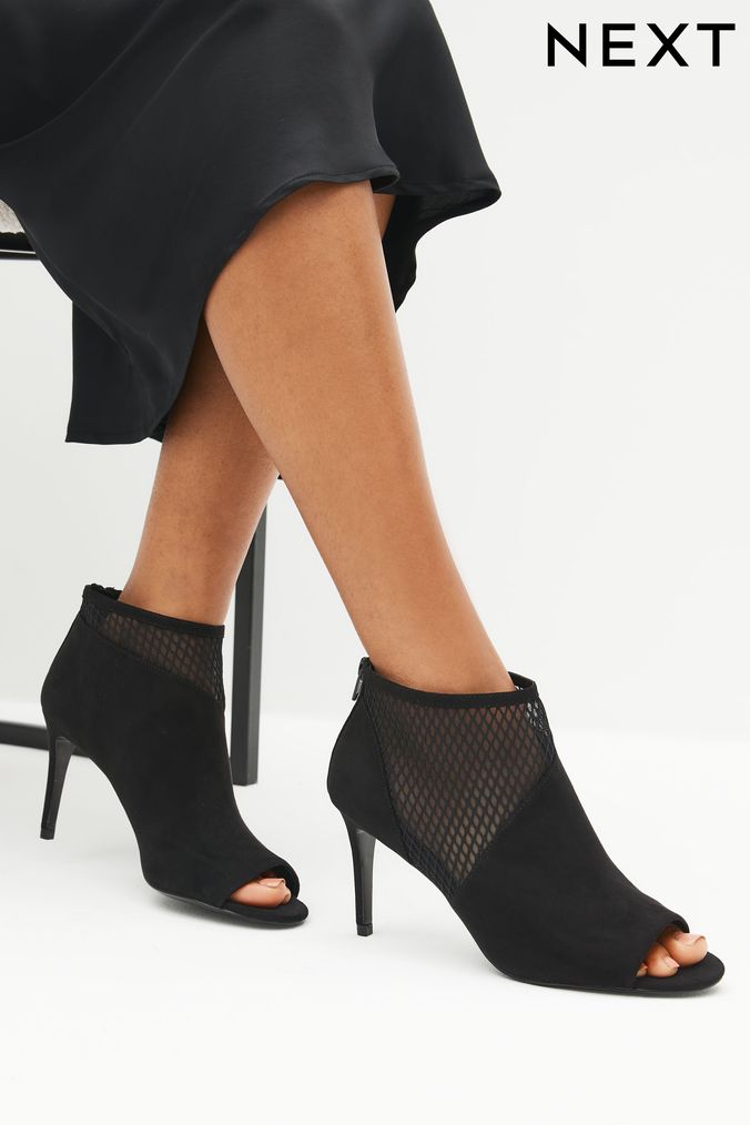 Peep toe shoe boots online