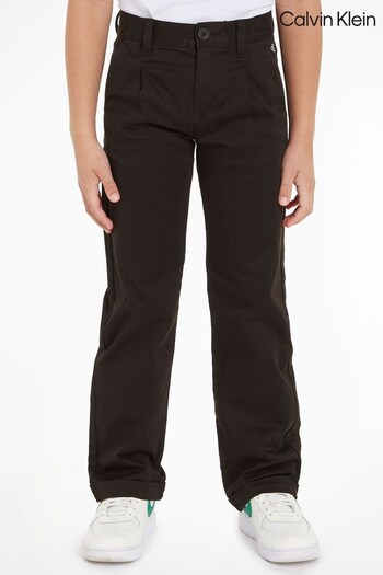 Calvin Klein Kids Straight Leg Black Trousers (258124) | £75