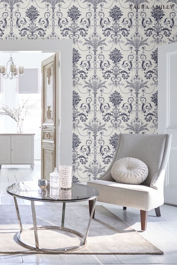 Laura Ashley Off White Midnight Josette Wallpaper Wallpaper (258181) | £48