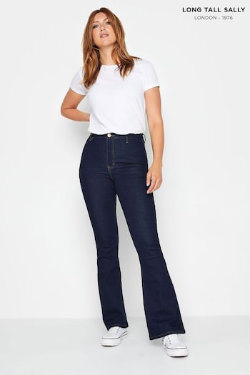 Long Tall Sally Blue Denim Kickflare Jeans inch (258326) | £38