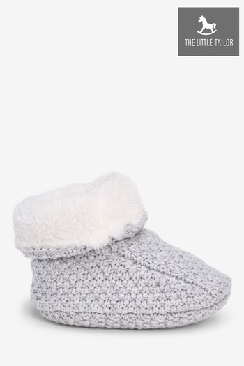 The Little Tailor Baby Knitted Plush Lined Booties (259050) | £19
