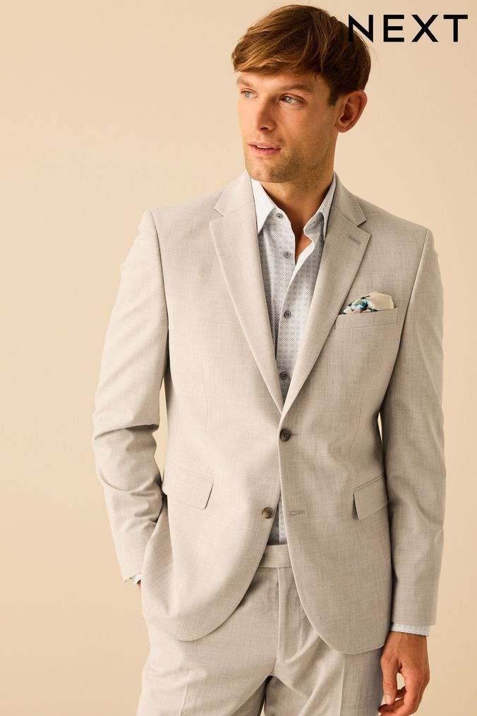 Buy Men s Suit Jackets Smart Wedding Online Next UK
