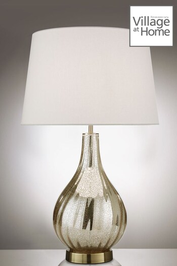 Village At Home Gold Emily Table Lamp (259881) | £152