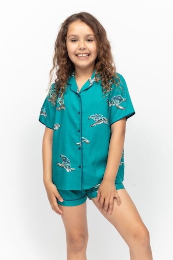 Minijammies Flamingo Print Short Sleeve Shorty Set (260262) | £22